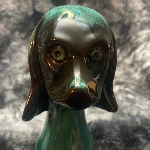 Dog Figure 13.5" Green Black Drip Pet Lovers - Picture 7 of 16
